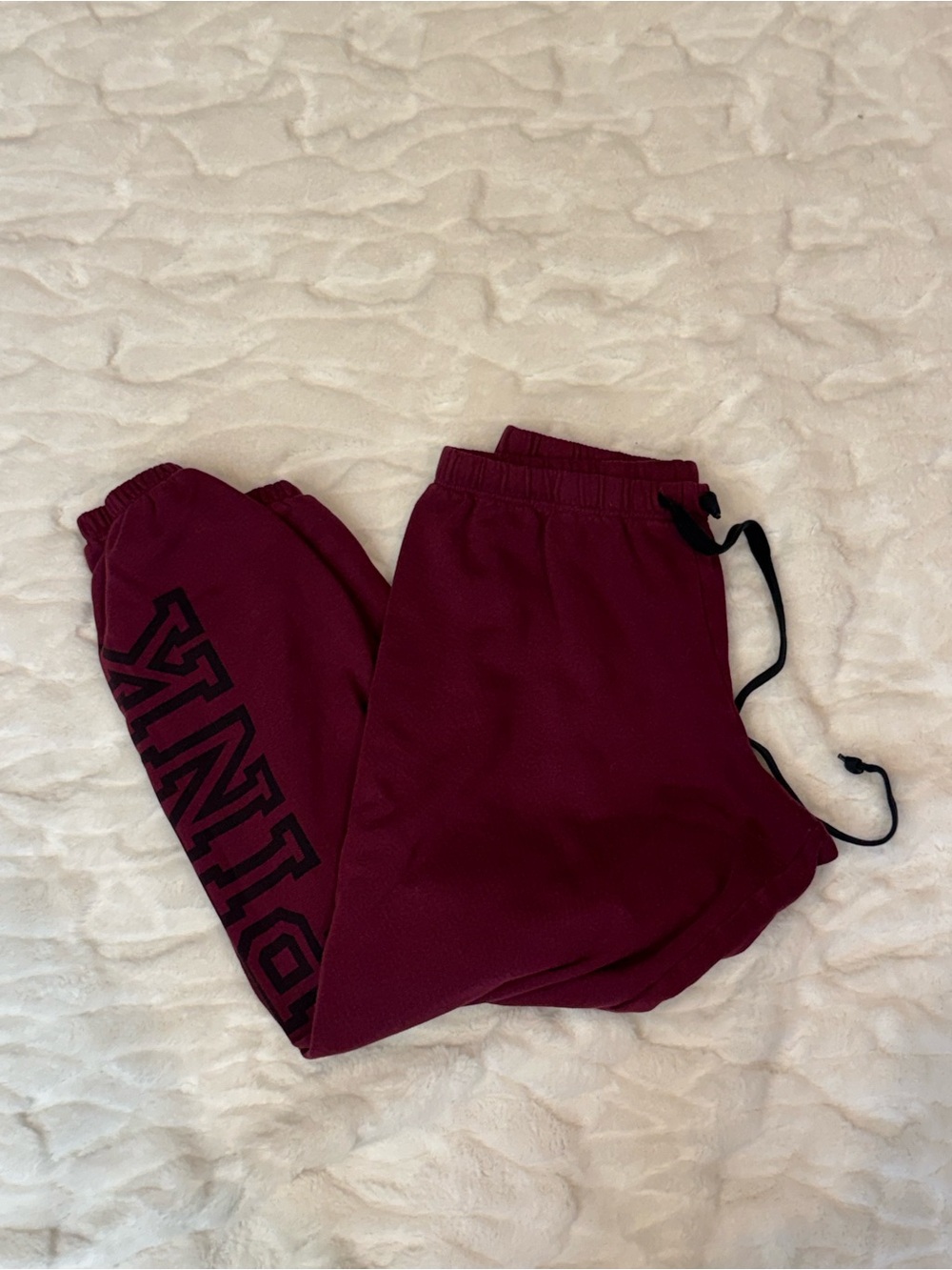 Victoria's Secret PINK Victoria's Secret' Maroon Lounge Joggers